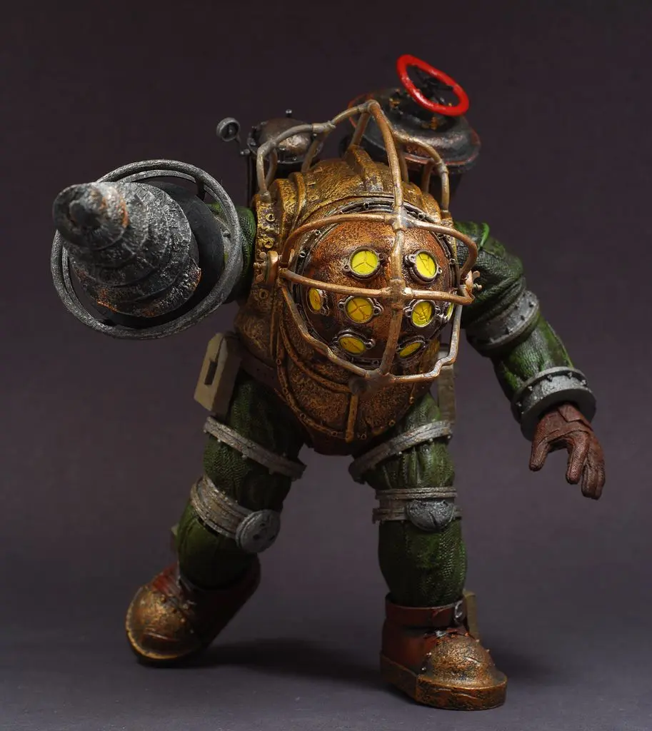 The fictional Big Daddy character from the Bioshock videogame series